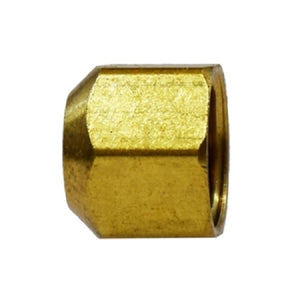 1/2" Female Flared Cap SAE 45 Degree Brass Fittings 10078