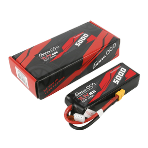 Gens Ace 5000mAh 3S1P 11.1V 60C Short-Size Lipo Battery Pack With XT60 Plug