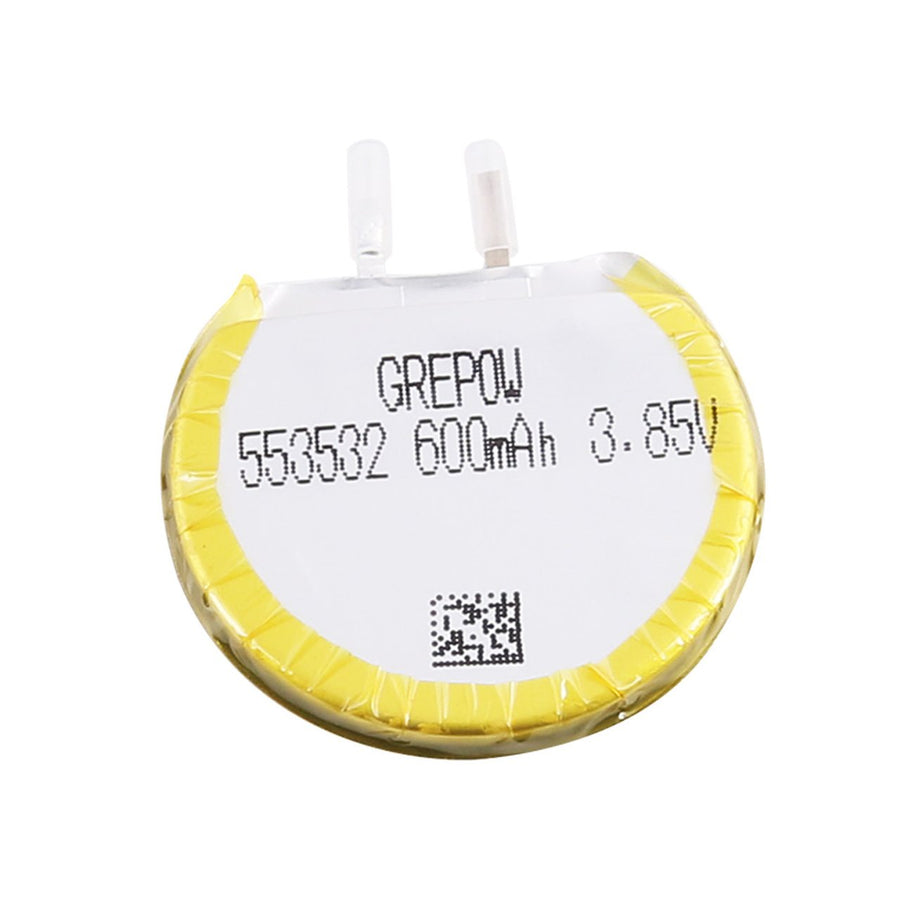 Grepow 600mAh 3.85V LiPo Round Shaped Battery 5535032