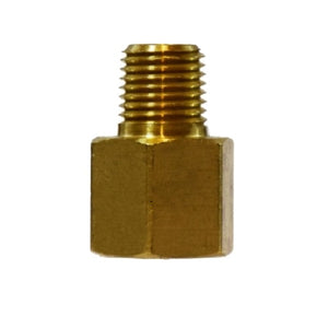 1/4" X 1/4" Female Flare X MIP Adapter SAE 45 Degree Brass Fittings 10441