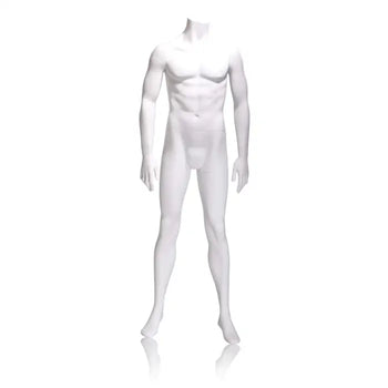 Male Mannequin Matte True White Econoco GEN-1-HL