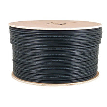 1000' 23 AWG 4 Pairs Black CAT6 CMXF Direct Burial Gel-Flooded Core LLDPE Jacket Cable