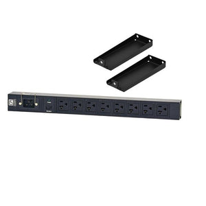Stand-Off Mount Power Strip Single-Phase Surge-Protected 1 X 20A Breaker (6) 5-20R Outlets CPI 12817-708