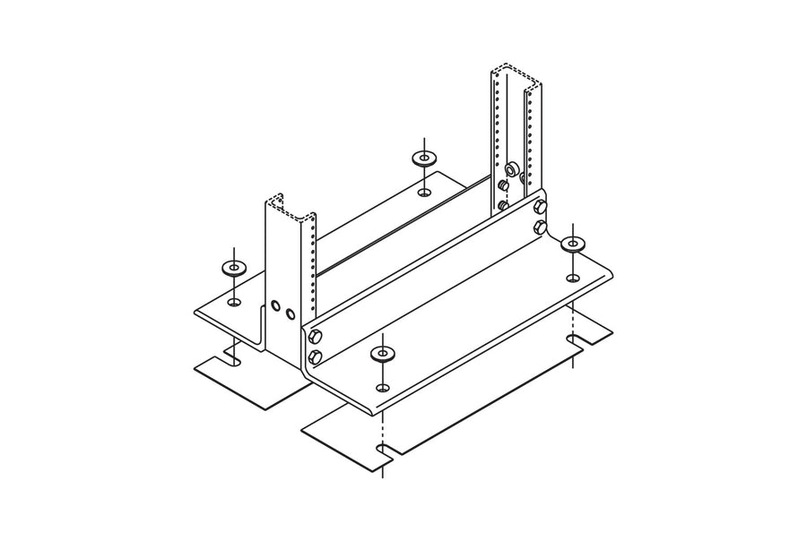 Rack Base Insulator Kit; 23