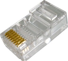 Vertical Cable CAT5E 50U RJ45 Modular Plug for Solid and Stranded Wire 011-016-100 (Pack of 100)
