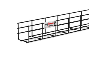 Pemsa Rejiband Wire Mesh Cable Tray 4"H x 4"W x 10'L CPI 60283100-003