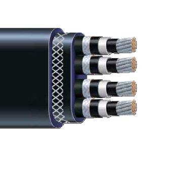 3 x 95 mm² TFLMRC-MS Flat Medium Voltage Metal Screen 6/10KV Flexible Power Reeling Cable