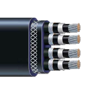 TFLMRC-MS Flat Medium Voltage Metal Screen 6/10KV Flexible Power Reeling Cable
