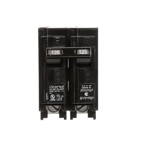 Siemens 125 Amp 2-Pole HQP 65 kA Circuit Breaker