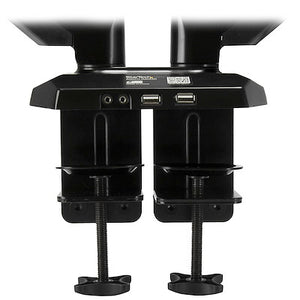 Desk Mount Dual Monitor Arm Full Motion Articulating ARMSLIMDUO