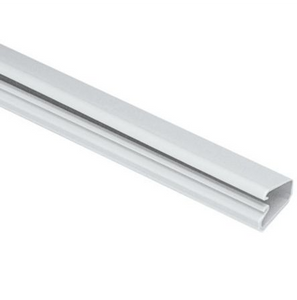 Panduit LD3WH6-A  0.77" Width 0.46" Height LD3 Low Voltage 1 Piece Single Surface Channel Raceway With Adhesive 6FT