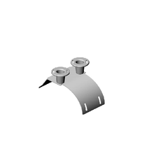 18" W Tool-less Cross Member Radius Drop In Glacier White 14304-E18 CPI