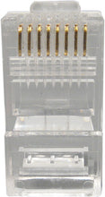 Vertical Cable CAT5E 50U RJ45 Modular Plug for Solid and Stranded Wire 011-016-100 (Pack of 100)
