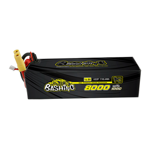 Gens Ace Bashing Pro 8000mAh 4S2P 14.8V 100C Lipo Battery Pack With EC5 Plug For Arrma