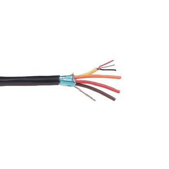 Belden 1220B 22 AWG 12 Pairs Individually shielded with Beldfoil PVC jackets Black Matte Flexible Low Capacitance Cable