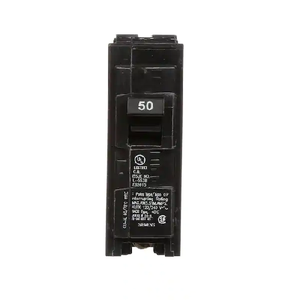 Siemens Q150 Type QP 1 Pole 50 Amp 120 VAC 10 kA Plug In Circuit Breaker