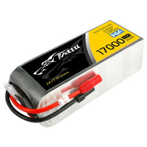 Tattu 17000mAh 6S1P 22.8V 15C Lipo Battery With AS150+XT150 Plug For UAV