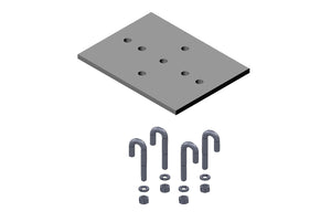 Channel Rack-To-Runway Mounting Plate using J -Bolts 4" W CPI 10595-704