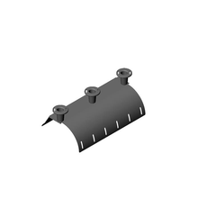 18" W Tool-less Cross Member Radius Drop In Glacier White 14304-E18 CPI