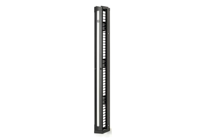 Evolution g1 Single-Sided Black Vertical Cable Manager 84