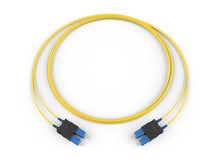 Fiber Optic Jumper, 2 F, SC Duplex to SC Duplex, Zipcord Cable, Riser, 2.0 mm legs Standard SCUPC Duplex SM CORNING 727202G5120003M