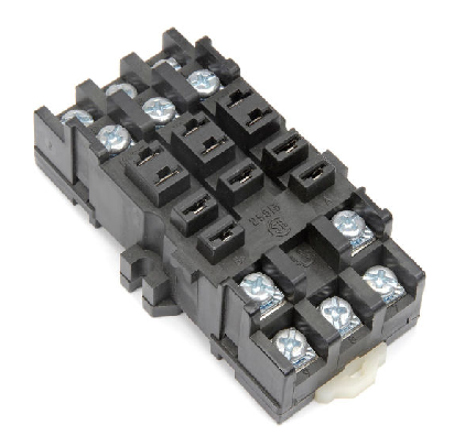 300V Relay and Control Relay Socket 10 Amps Din Rail Mountable RC-121