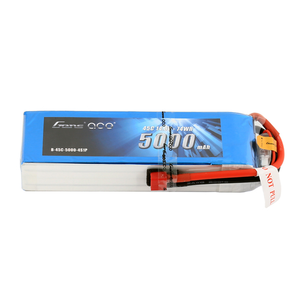 Gens Ace 5000mAh 4S1P 14.8V 45C Lipo Battery Pack With Deans Plug