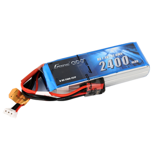 Gens Ace 2400mAh 2S1P 7.4V RX Lipo Battery Pack With JST-SYP Plug