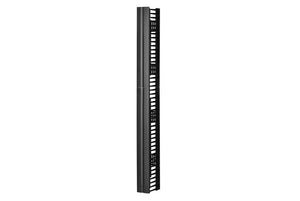 Velocity Single-Sided Black Vertical Cable Manager 6'H 38U Racks 70"H x 6"W x  9.8"D CPI 13902-701