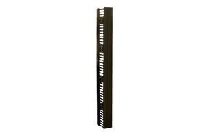 Velocity Double-Sided Black Vertical Cable Manager 6'H 38U Racks 70"H x 6"W x 16.6"D CPI 13912-701