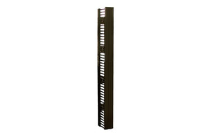 Velocity Double-Sided Black Vertical Cable Manager 8'H 51/52U Racks 91"H x 3.6"W x 16.4"D CPI 13911-715