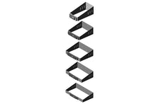 7 Cable Ring Kit for 7'H Velocity Vertical Cable Manager Black CPI 13934-727