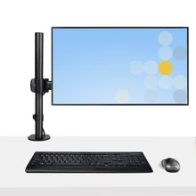 Laptop Desk Mount Monitor and Laptop Mount Articulating VESA Laptop Tray Arm Clamp Grommet Mount