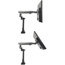 Desk Mount Monitor Arm with 2x USB 3.0 Ports Pole Mount Full Motion Single Arm Monitor