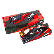 Gens Ace 5300mAh 2S1P 7.4V 60C HardCase Lipo Battery Pack With EC3 And Deans Adapter For RC Car