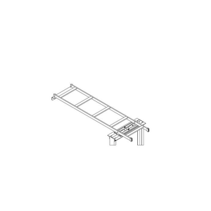 Cable Runway Wall to Rack Kit Black 12"W x 54"L CPI 31473-712