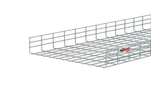 Pemsa Rejiband Wire Mesh Cable Tray  4"H x 24"W x 10'L CPI 60213600-003