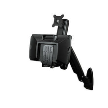 Wall Mount Workstation Articulating Full Motion Standing Desk with Ergonomic Height Adjustable Monitor