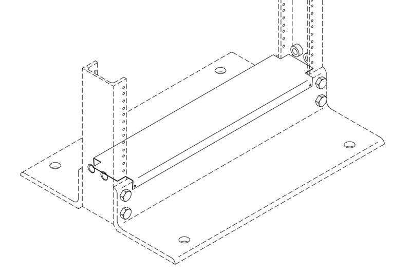 Rack Base Dust Cover; use with 19