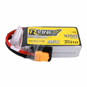 Tattu R-Line 1050mAh 4S1P 14.8V 95C Lipo Battery Pack With XT60 Plug