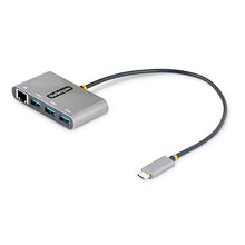 3 Port USB C Hub with Ethernet 3x USB A Gigabit Ethernet USB 3.0 5Gbps Bus Powered 1ft 30cm Long USB Type C Host Cable