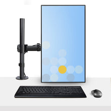 Laptop Desk Mount Monitor and Laptop Mount Articulating VESA Laptop Tray Arm Clamp Grommet Mount