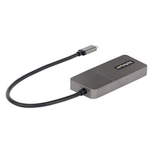 3-Port USB-C MST Hub - USB Type-C to 3x HDMI Multi-Monitor Adapter for Laptop