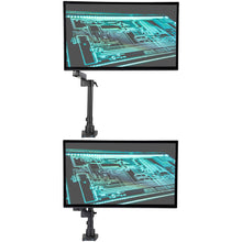 Desk Mount Monitor Arm with 2x USB 3.0 Ports Pole Mount Full Motion Single Arm Monitor