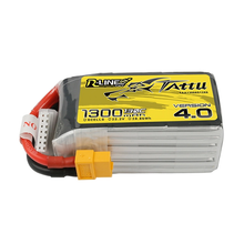 Tattu R-Line Version 4.0 1300mAh 6S1P 22.2V 130C Lipo Battery Pack With XT60 Plug