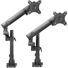 Desk Mount Monitor Arm with 2x USB 3.0 Ports Pole Mount Full Motion Single Arm Monitor