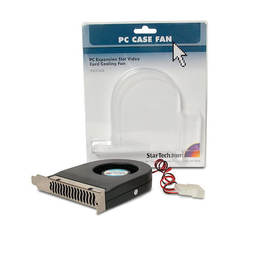 Expansion Slot Rear Exhaust Cooling Fan With LP4 Molex Power Connector