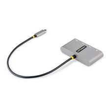 3 Port USB C Hub with Ethernet 3x USB A Gigabit Ethernet USB 3.0 5Gbps Bus Powered 1ft 30cm Long USB Type C Host Cable