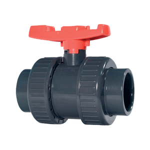 1" Type 375 Socket/FPT Ends True EPDM O-rings PVC Union Ball Valve 161.375.004