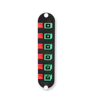 Closet Connector Housing (CCH) Panel SC Adapters Simplex 6 fiber CORNING CCH-CP06-6C